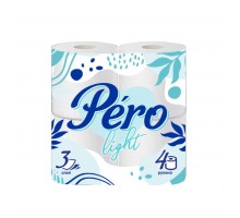 Туалетная бумага Pero Light 3-х слойная 4рул