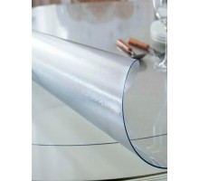 Гибкое стекло,толщина 1,20мм х 1,00м х 20м / термопленка прозрачная в рулоне