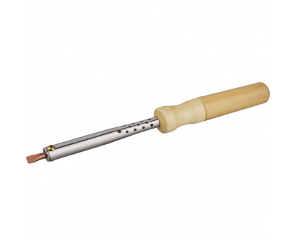 Паяльник  90 197 OSE-Pes05-80W-220В-CP (деревянная ручка, клин прямой)