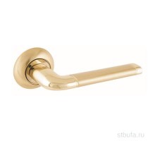 Дверная ручка для входных металлических дверей/мат. золото/комплект ручек