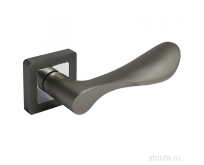 Дверная ручка для входных металлических дверей/графит/Комплект ручек