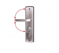 Дверная ручка для входных металлических дверей/левый/Комплект ручек