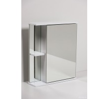 Зеркало шкаф для ванной Николь-50 Белый справа