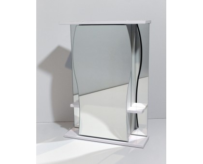 Зеркало шкаф для ванной Карина-50 Белый подсветка