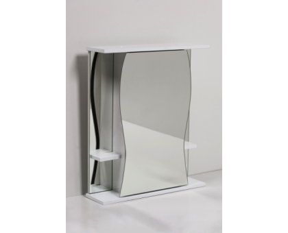 Зеркало шкаф для ванной Карина-50 Белый