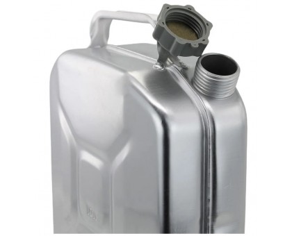 Канистра алюминиевая 10 литров / для бензина / дизельного топлива / масел