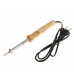 Паяльник  90 222 OSE-Pes06-60W-220В-CP (деревянная ручка, клин прямой)