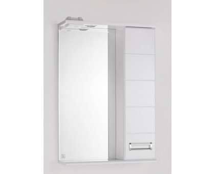 Зеркало шкаф для ванной Ирис 600 свет