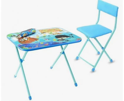Набор детской мебели Nika (детский стульчик и столик) "С пиратами"